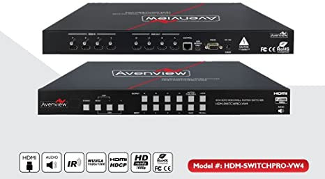 Avenview HDM-SWITCHPRO-VW4 Video Wall Switcher