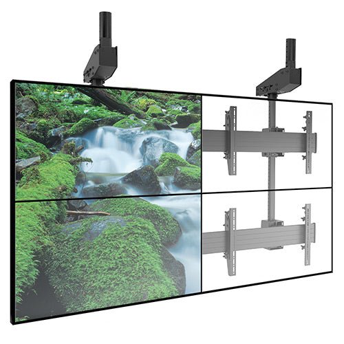 Chief Fusion Micro - Adjustable Large Ceiling - Mounted 2x2 Video Wall Solution - Protech Projection Systems