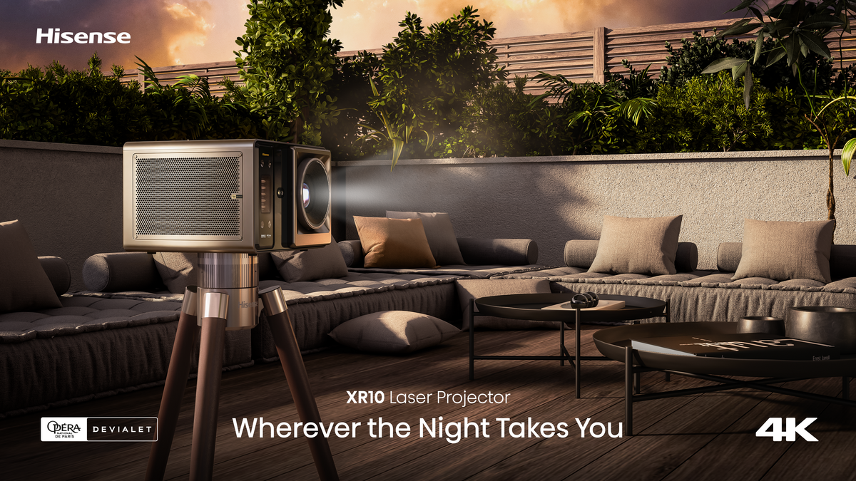 Hisense XR10 4K Triple Laser Projector with Iris and Lens Shift