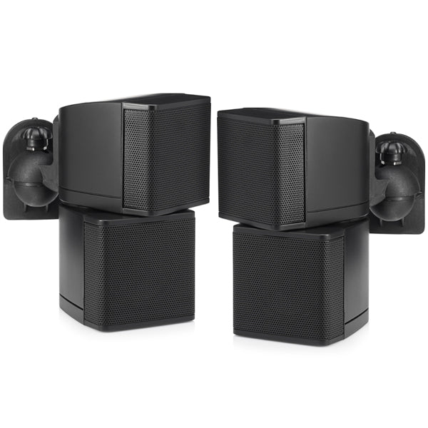 Pure Resonance Audio MC2.5B Dual 2.5" Swiveling Mini Cube Speakers (Pair)