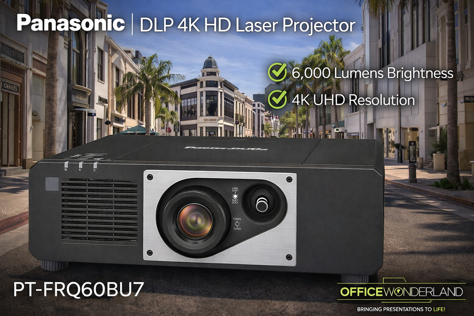Panasonic PT-FRQ60BU7 DLP 4K HD Laser Projector