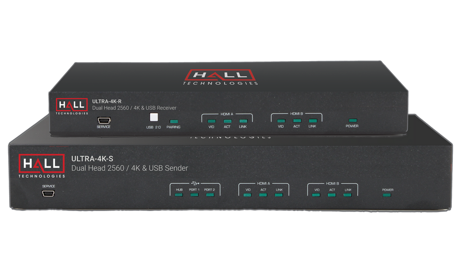 Hall Technologies ULTRA-4K Dual-Head 2.0 Extender