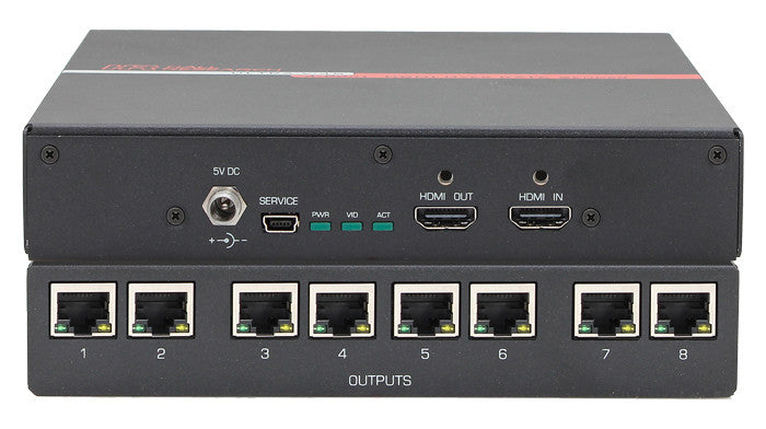 Hall Technologies ULTRA-V-8S 4K UHD HDMI Splitter/Extender