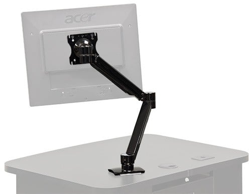 AVFI C900S Pole-Less Monitor Arm Black