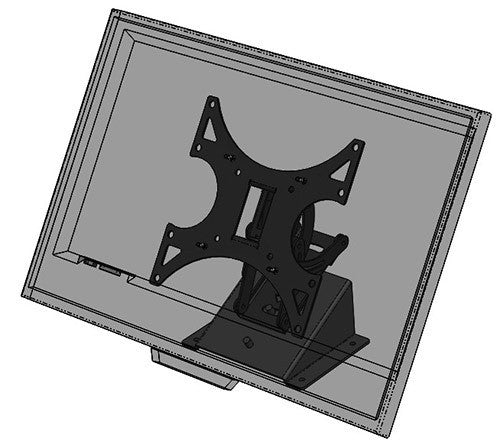 PLM1022 Podium LCD Monitor Mount for 10-24 Inch Screens