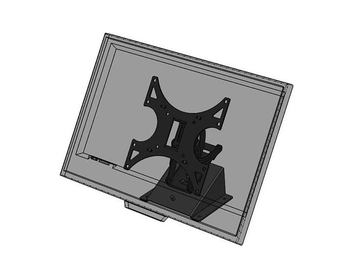 PLM1022 Podium LCD Monitor Mount for 10-24 Inch Screens