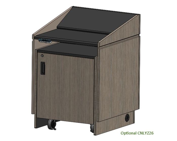 AVFI LEXYZ34 Height Adjustable Multimedia Lectern