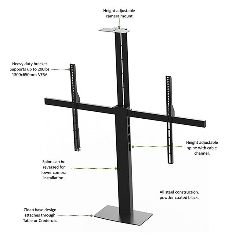 AVFI PM2-XL Large Single Display Mount for 60-90 Inch Displays