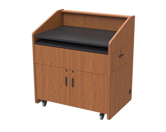 AVFI PD3007 Dual Rack Mobile Multimedia Podium