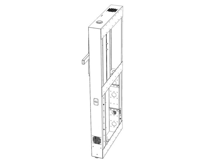 AVFI TP4000WM Series Wall-Mounted TV Stand Black