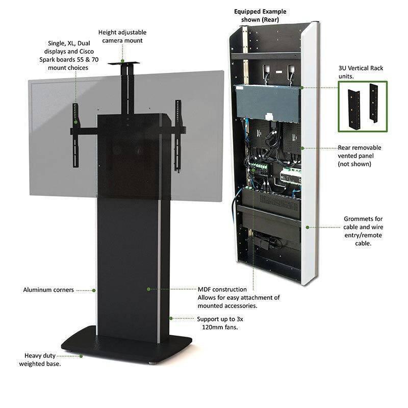 AVFI TP800 Fixed Base Telepresence Stand