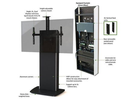 AVFI TP800 Fixed Base Telepresence Stand