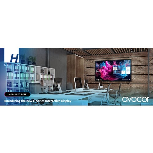 Avocor H-20 Series 65-Inch 4K PCAP LED Interactive Touch Display