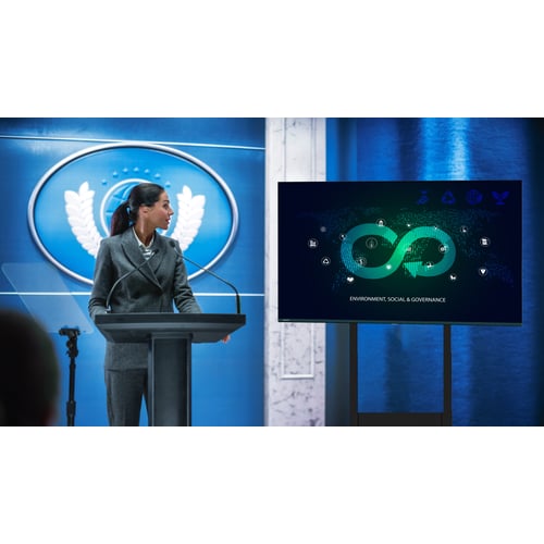 Avocor K-10 Series 65-Inch 4K QLED Non-Touch Professional LED Display