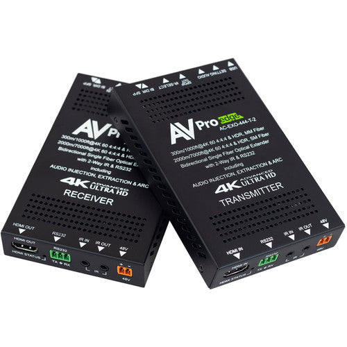 AVPro Edge AC-EXO-444-KIT 4K 4:4:4 HDMI Fiber Optic Extender Kit