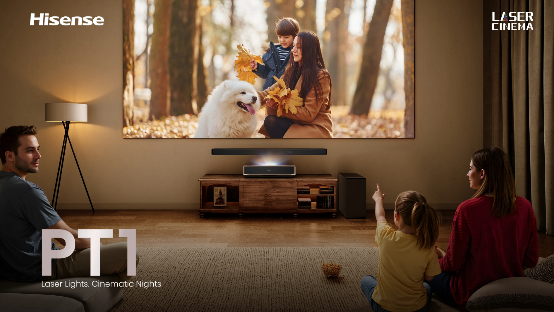 Hisense PT1 4K UHD Triple Laser Ultra Short Throw Projector