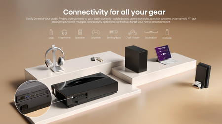 Hisense PT1 3-Piece Bundle UST Laser Projector Home Theater System