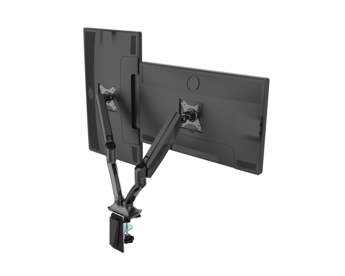 C900D Adjustable Dual Monitor Arm for 17-27" Screens