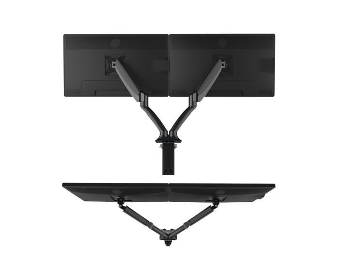 C900D Adjustable Dual Monitor Arm for 17-27" Screens