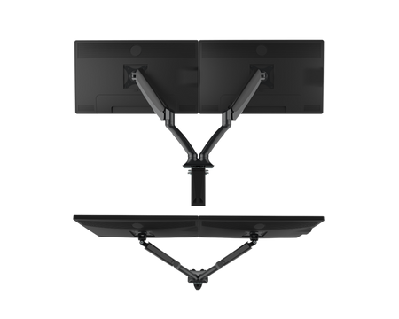 C900D Adjustable Dual Monitor Arm for 17-27" Screens