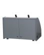 AVFI CM4070 Mobile Confidence Monitor Mount with Shroud Storm Grey