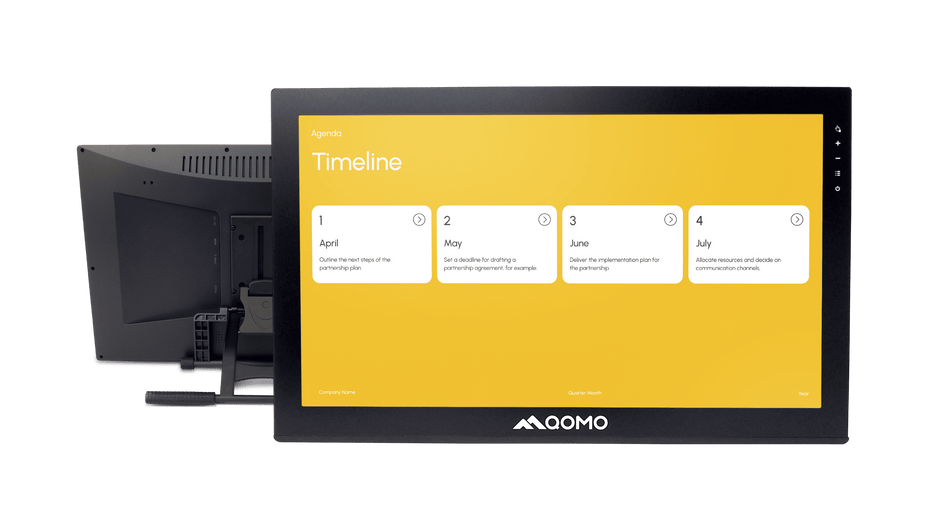 QOMO 24" 4K Interactive PresenStation 800F1 Podium Pen Monitor