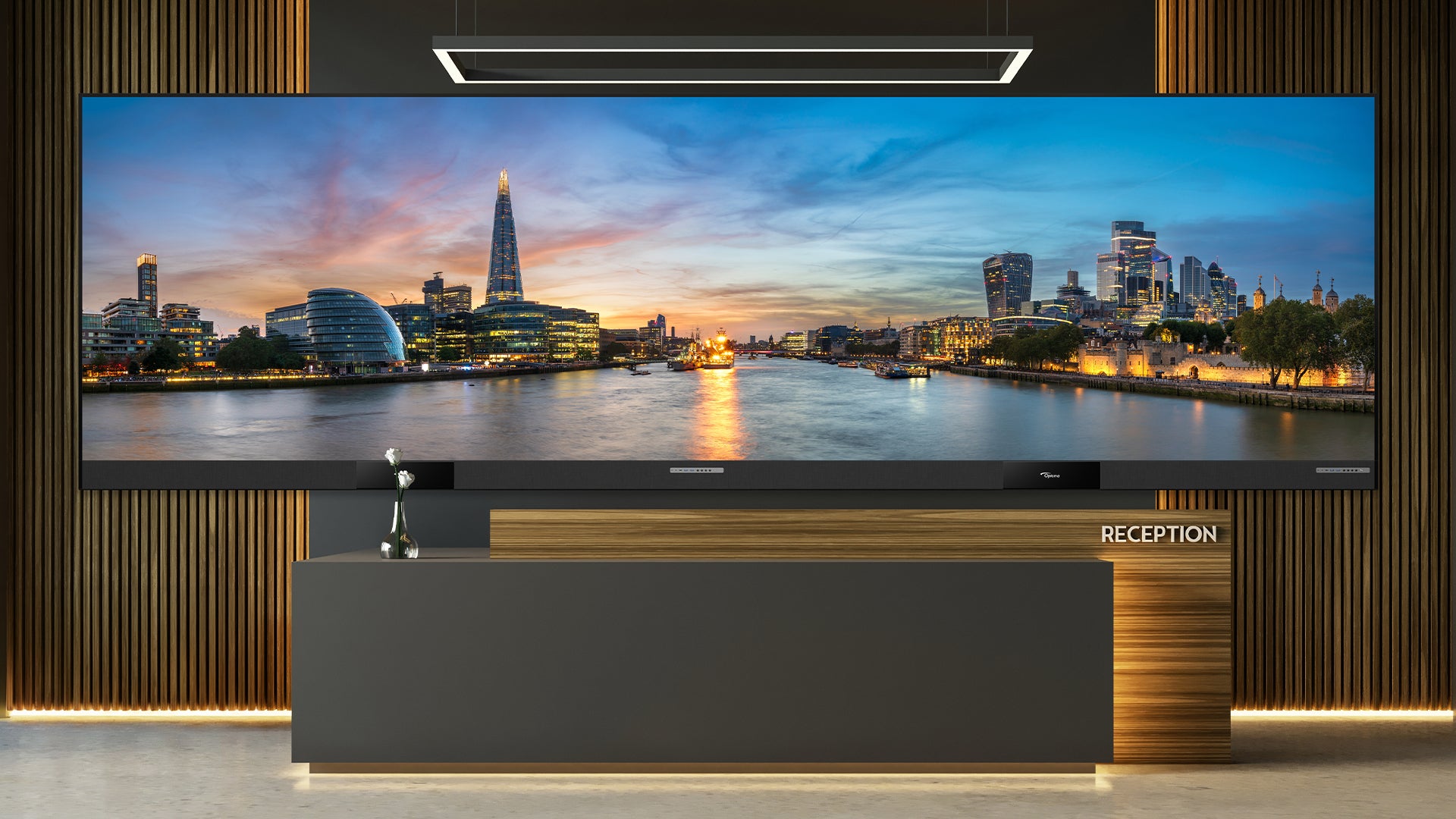 Optoma ProScene UWC196 196" 3840x1080 Full HD LED Display