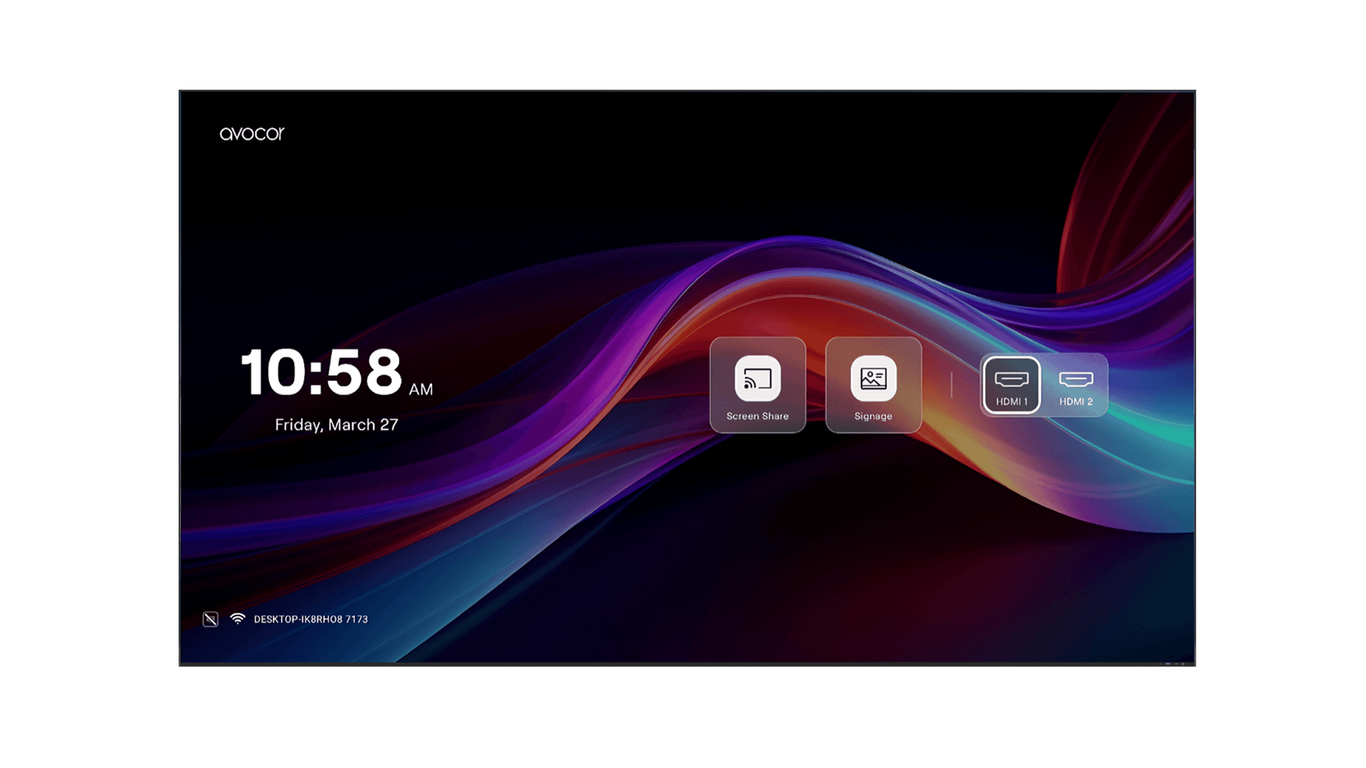 Avocor X Series COB All-In-One dvLED Display