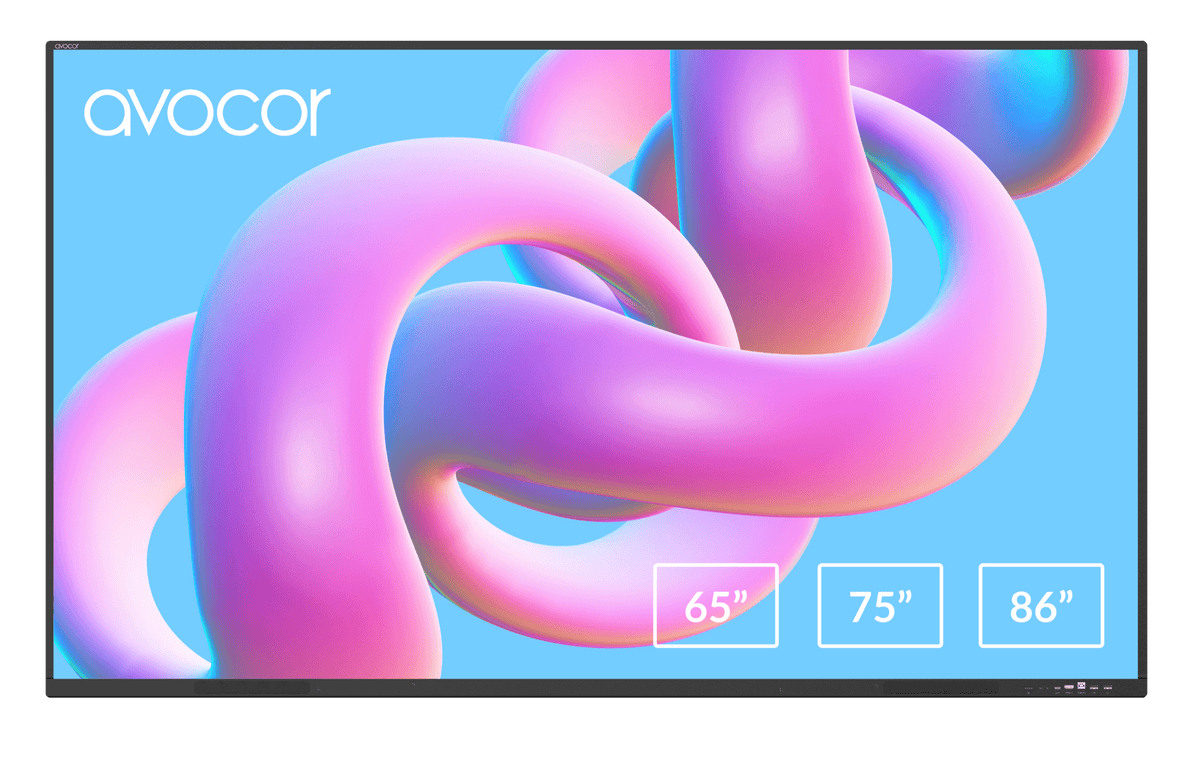 Avocor S Series 65" 75" 86" 4K UHD Interactive Display