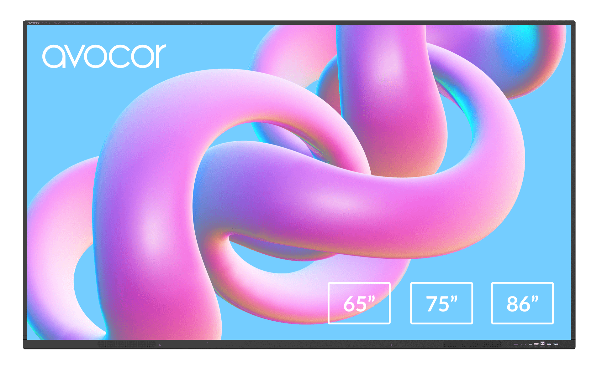 Avocor S Series 65" 75" 86" 4K UHD Interactive Display