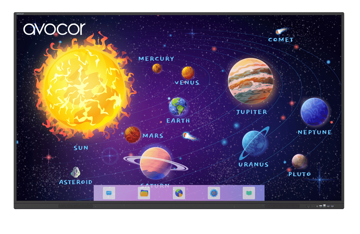 Avocor S Series 65" 75" 86" 4K UHD Interactive Display