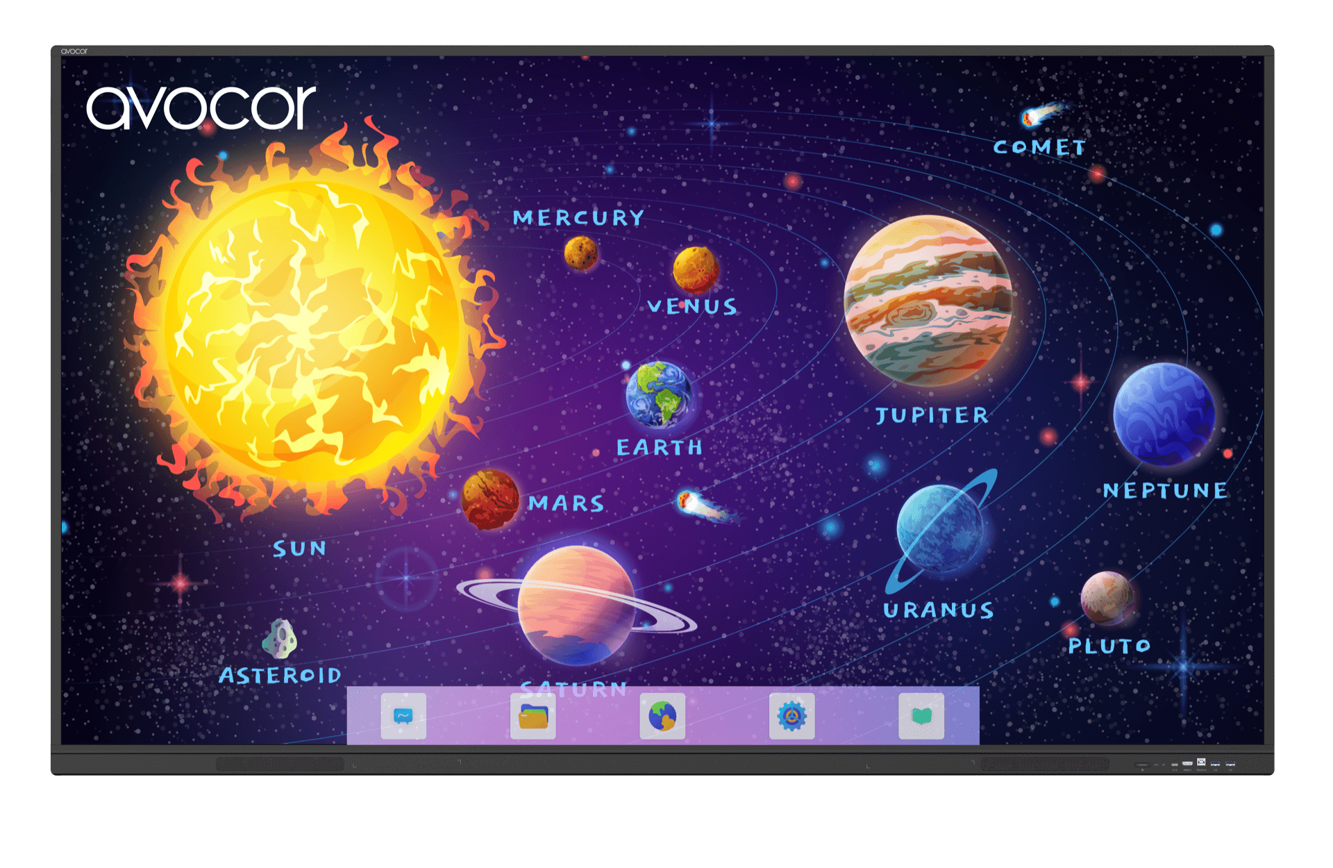 Avocor S Series 65" 75" 86" 4K UHD Interactive Display