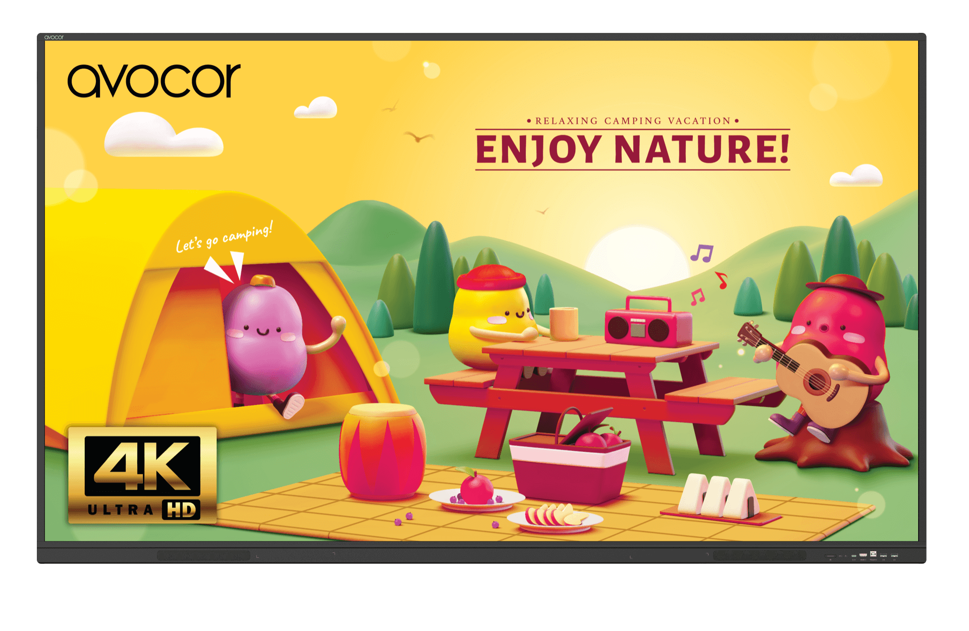 Avocor S Series 65" 75" 86" 4K UHD Interactive Display