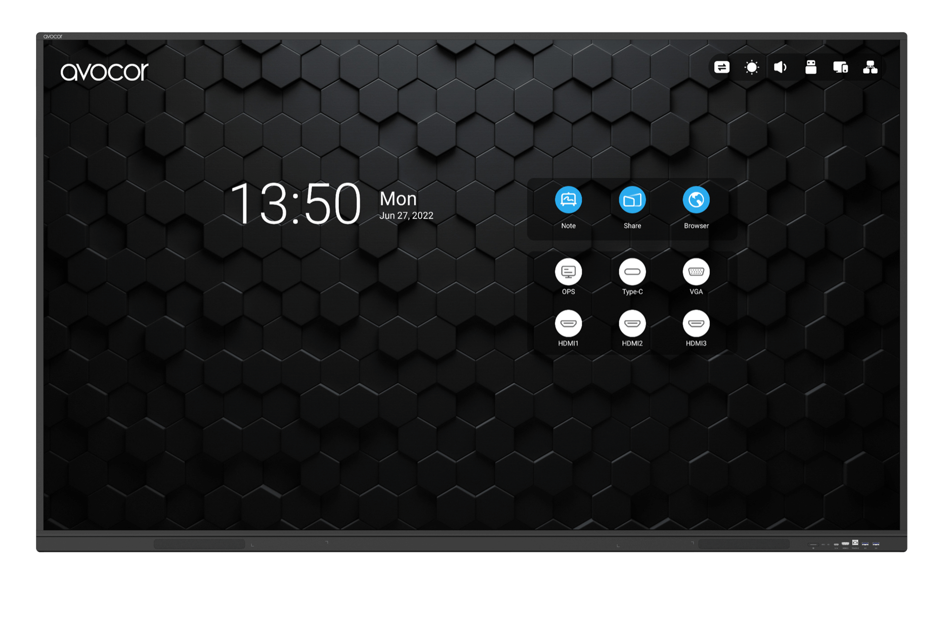 Avocor S Series 65" 75" 86" 4K UHD Interactive Display