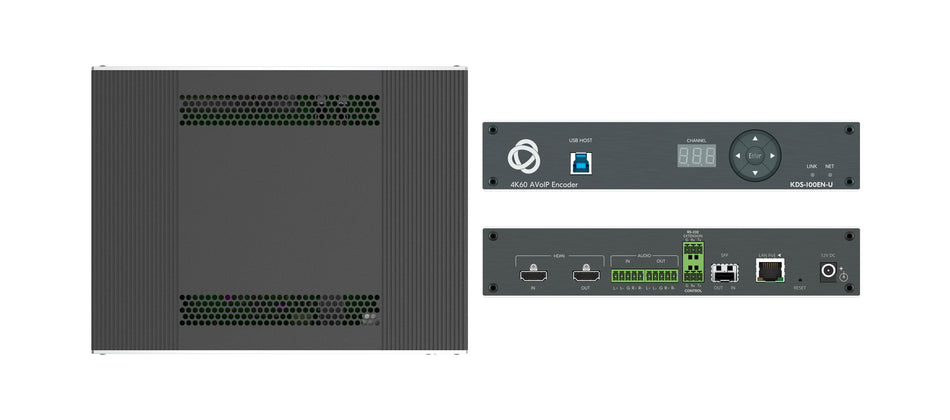 Kramer KDS-100EN-U 4K AVoIP Encoder with Ultra-Low Latency Streaming