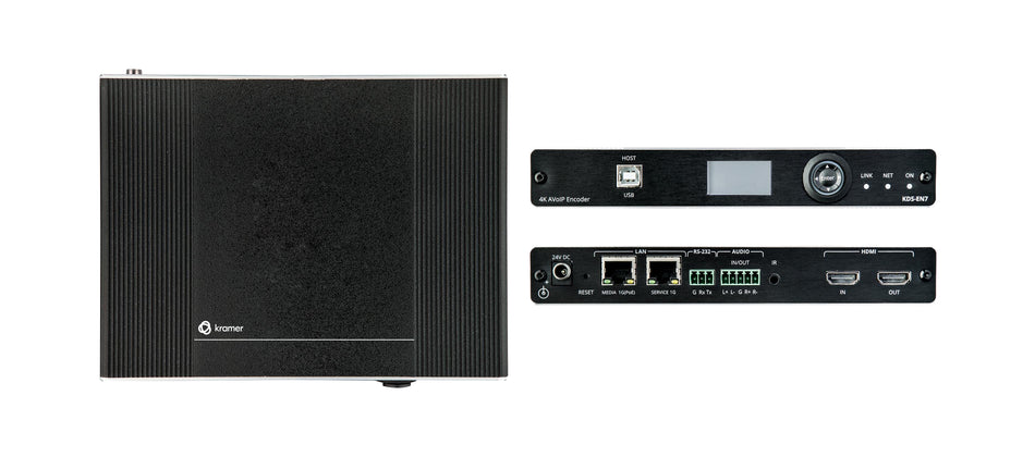 Kramer KDS-EN7 High-Performance 4K AVoIP Encoder for 1G Networks