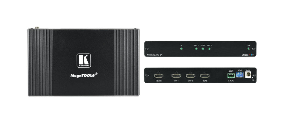 Kramer VM-3H2 1:3 4K HDR HDMI Distribution Amplifier