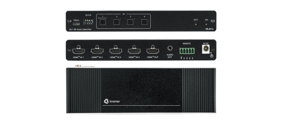 Kramer VS-411X 4x1 4K HDR HDMI Auto Switcher Professional AV