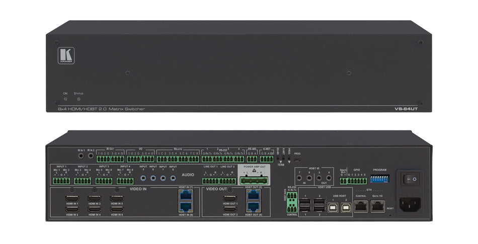 Kramer VS-84UT 8x4 4K60 HDBaseT All-in-One Presentation System