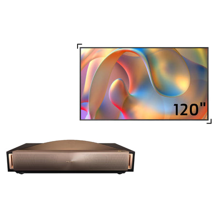 Hisense L9Q 4K Triple Laser UST Projector Bundle with ALR Screen