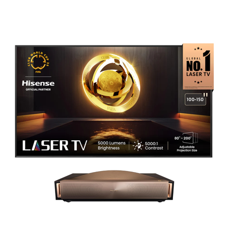 Hisense L9Q 4K Triple Laser UST Projector Bundle with ALR Screen