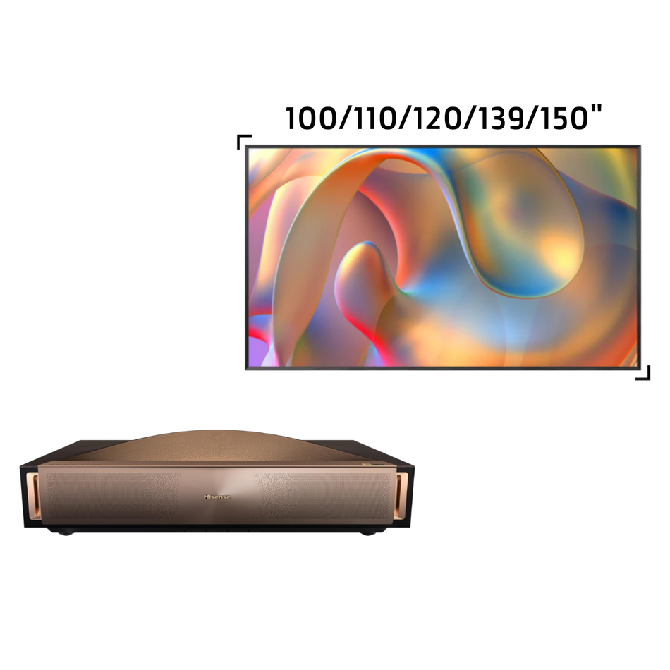 Hisense L9Q 4K Triple Laser UST Projector Bundle with ALR Screen