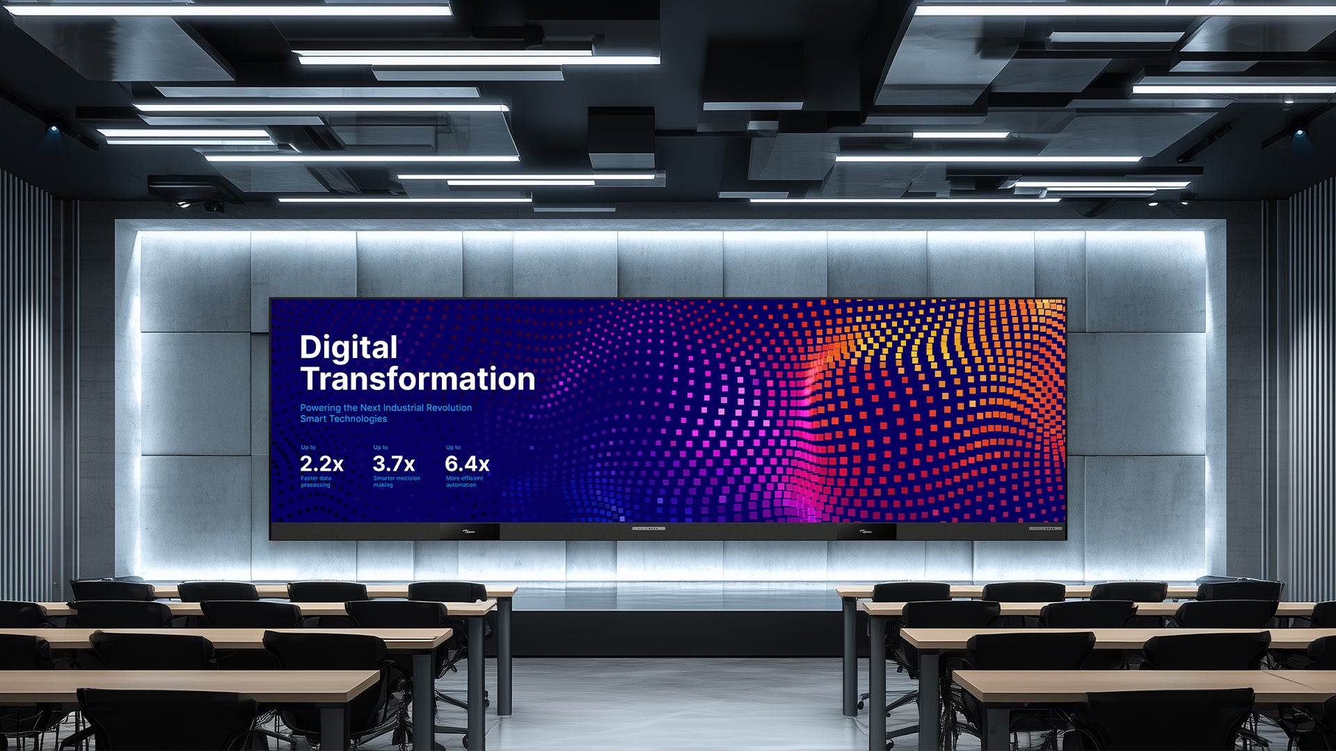 Optoma ProScene UWC196 196" 3840x1080 Full HD LED Display