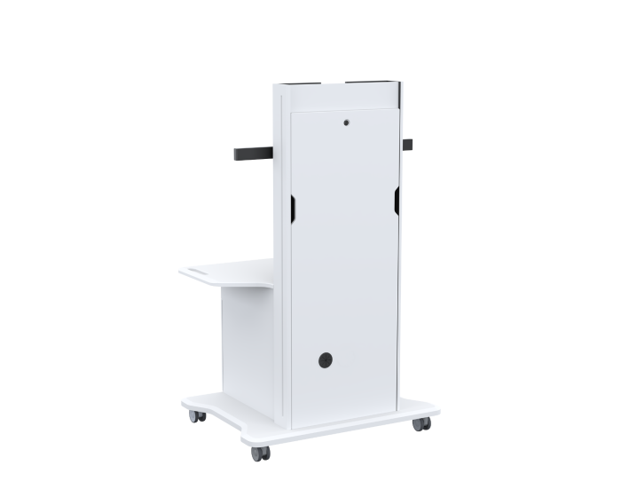 MC26LFT-S Electric Lift Mobile Cart with Single TV Mount