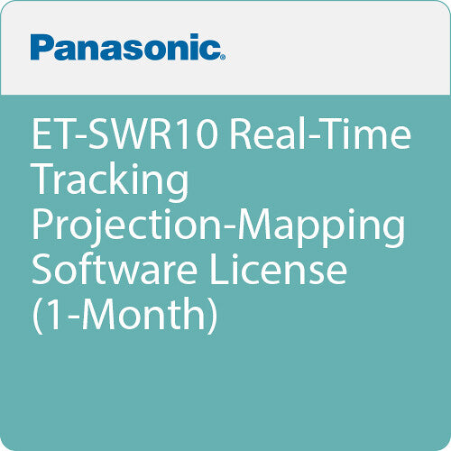 Panasonic ET-SWR10G01V 1-Month Real-Time Tracking Projection-Mapping Software License