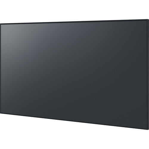 75-inch Panasonic TH-75SQ3W UHD 4K commercial monitor with an anti-glare finish, sleek black bezel, and flat panel design.