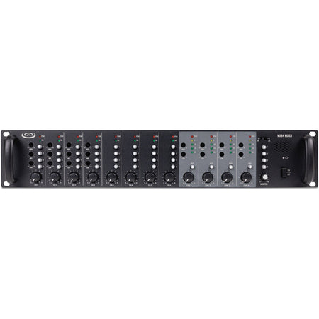 Pure Resonance Audio MX84 8-Channel 4 Zone Rack Mount Mic/Line Mixer 2U