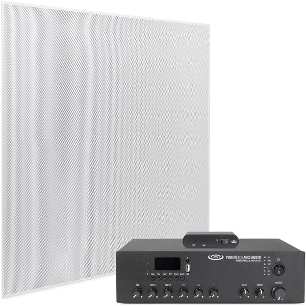 Pure Resonance Audio SMSS-6SP8MA60BTSMG1 6 SP8 2x2 Ceiling Tile Sound Masking System