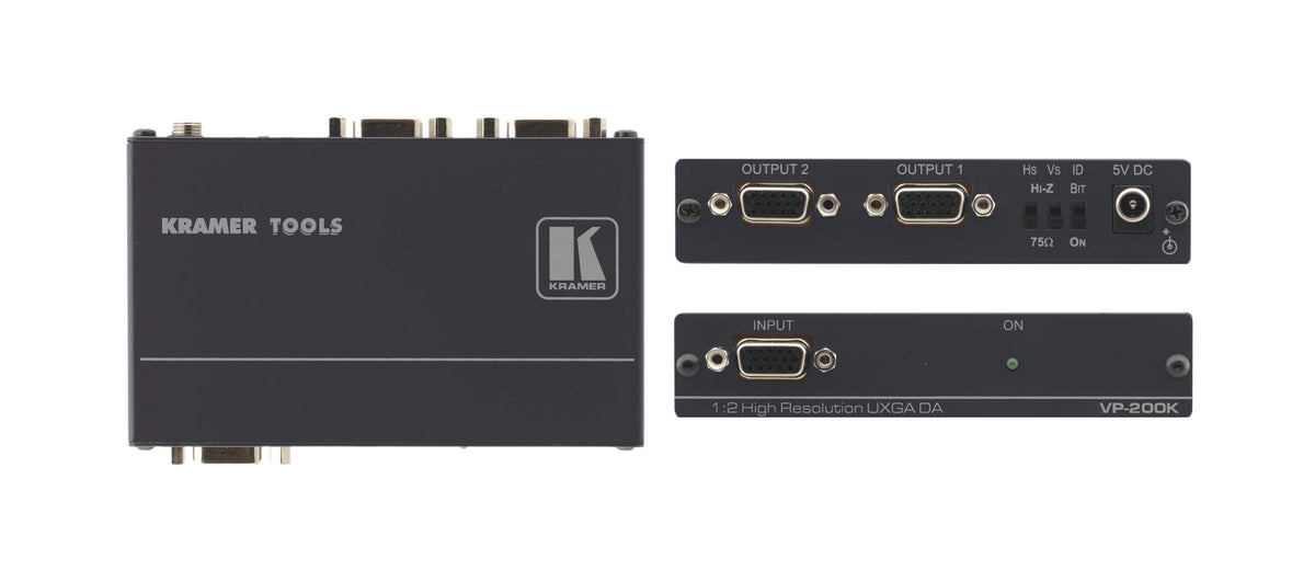 Kramerav Kramer VP-200K 1:2 Computer Graphics Video Distribution Amplifier ...