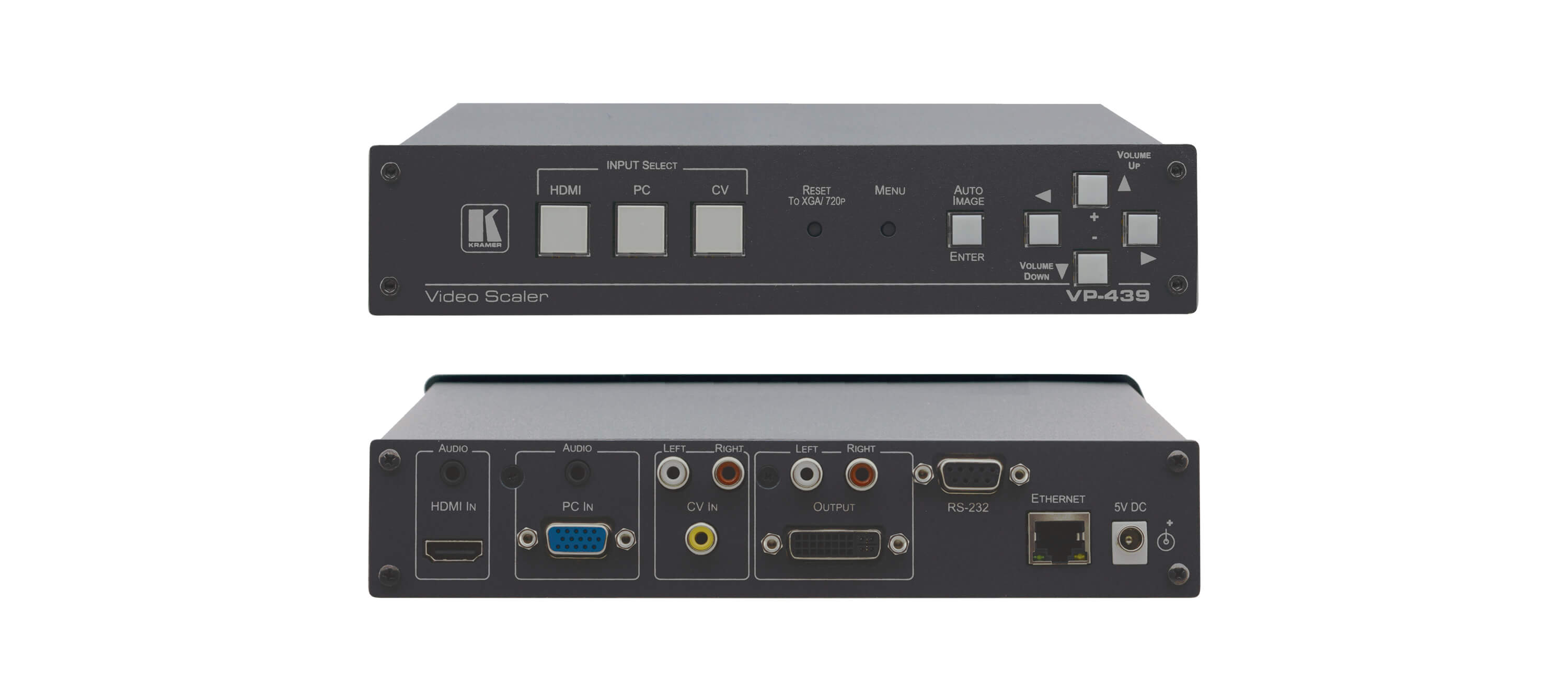 Kramer VP-439 HDMI, PC and CV to HDMI Classroom Switcher Scaler ...